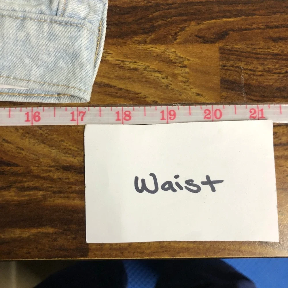 GAP Womens High Rise Barrel Jean Size 31/12 Blue Light Wash - Picture 16 of 16